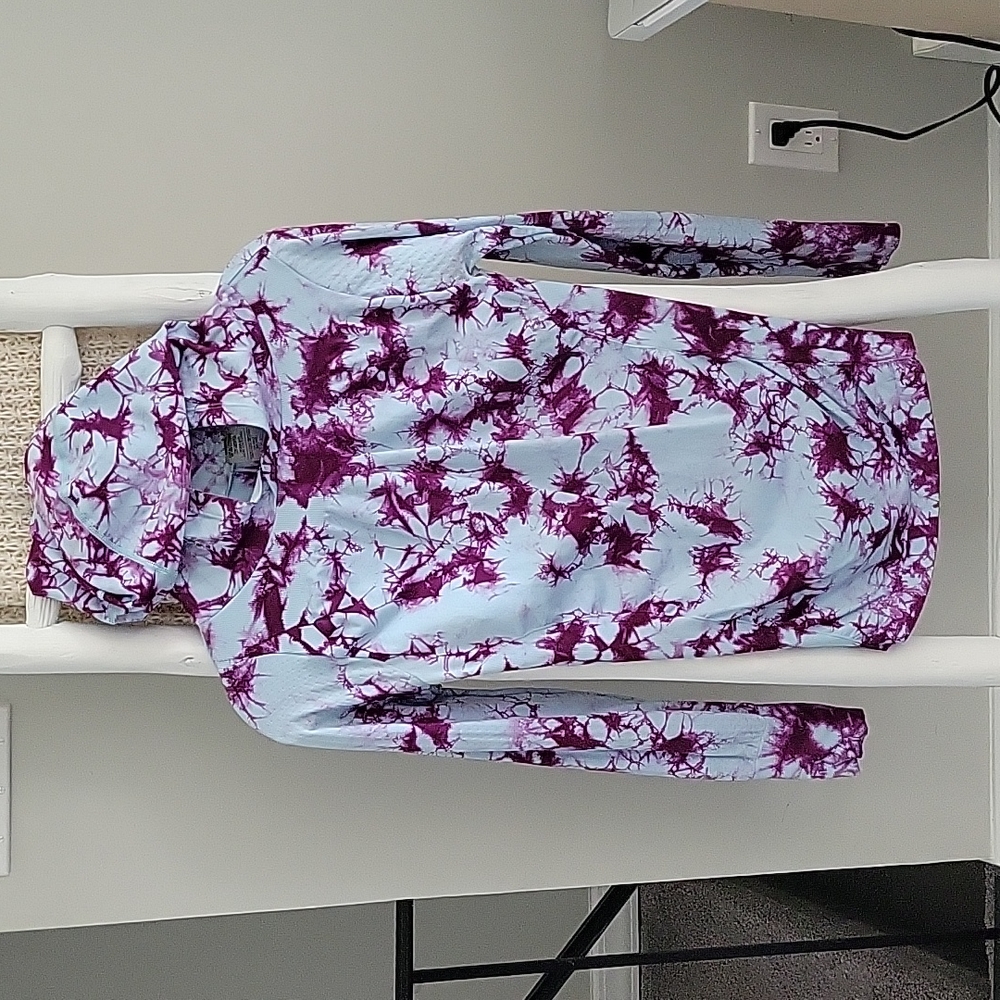 Tie Dye Athleisure Long Sleeved Shirt